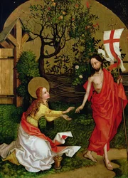 Oltářní obraz dominikánů: Noli Me Tangere, kolem 1470-80